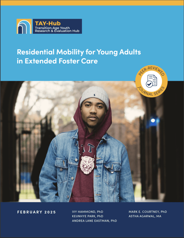 Cover of the report: TAY-Hub - Residential Mobility for Young Adults